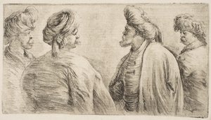 四个特克斯，半长，约。 1662。 作者 斯蒂法诺·德拉·贝拉