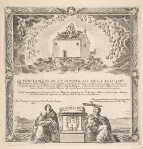 LeVéritablePlan et Pourtrait de la Maison de la Ste的代表作。维尔京，1649年。 作者 斯蒂法诺·德拉·贝拉