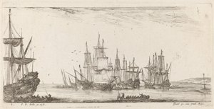 舰艇群，1644年。