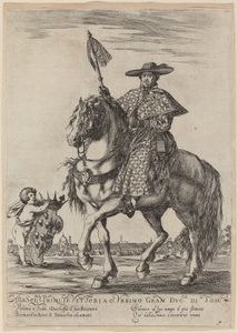 德国人，1637年。 作者 斯蒂法诺·德拉·贝拉