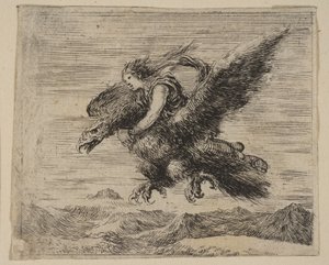 木星和木卫三，摘自神话游戏《神秘的神话》，1644年。
