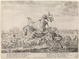 战场上的死亡，1648年。 作者 斯蒂法诺·德拉·贝拉