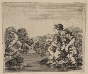 Latona，来自《神话游戏》，1644年。 作者 斯蒂法诺·德拉·贝拉