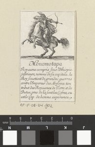 &39;Monomotapa&39;扑克牌，约1620-64年（蚀刻） 作者 斯蒂法诺·德拉·贝拉
