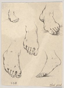 图7：五英尺，从《学画画法》一书中约五英尺。 1649。 作者 斯蒂法诺·德拉·贝拉