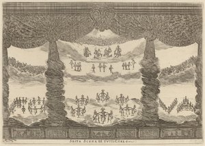 全天候第六场》，1637年。 作者 斯蒂法诺·德拉·贝拉