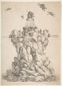 风神岩石，1652年。 作者 斯蒂法诺·德拉·贝拉