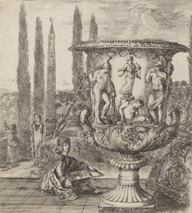 美第奇的花瓶》，1656年。 作者 斯蒂法诺·德拉·贝拉
