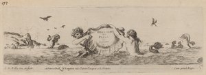 Ornamenti di fregi e fogliani的扉页，可能是1648年。 作者 斯蒂法诺·德拉·贝拉