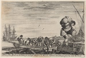 海上港口视图》的扉页，1647年。 作者 斯蒂法诺·德拉·贝拉