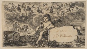 标题页：丘比特，来自神话游戏《神秘的神话》，1644年。 作者 斯蒂法诺·德拉·贝拉