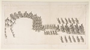 1652年摩德纳·卡鲁塞尔（Modena Carrousel）的火炬游行。 作者 斯蒂法诺·德拉·贝拉