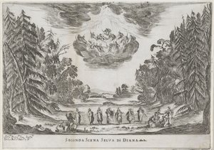 第二场景：戴安娜的房间
第二场 Selva di Diana（标题见实物）
Liberetto ter ere van de bruiloft van Ferdinando II de