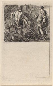 火神和忒提斯，1644年。 作者 斯蒂法诺·德拉·贝拉