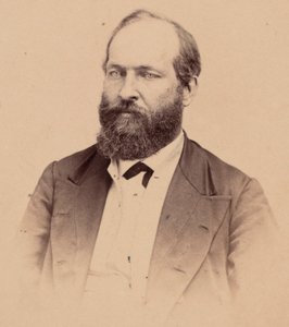 詹姆斯-阿布拉姆-加菲尔德1831-1881年的肖像，1869年。 作者 石兄弟