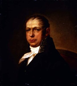 建筑师阿德里安-德米特里耶维奇-扎哈罗夫（1761-1811）的肖像 1804（布面油画）