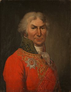 诗人伯爵德米特里·赫沃斯托夫的肖像1810-1889，ca 1808年