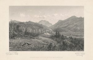 弗兰科尼亚山口，白山 作者 斯蒂芬·阿朗佐·肖夫（Stephen Alonzo Schoff），模仿乔治·L·布朗