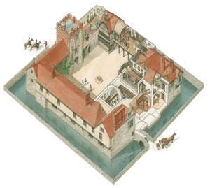 肯特郡伊格瑟姆莫特，约 1800-1830 年（水墨画） 作者 斯蒂芬·康林