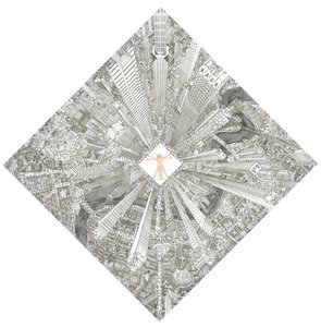 人的尺度》（1984 年蚀刻版） 作者 斯蒂芬·康林