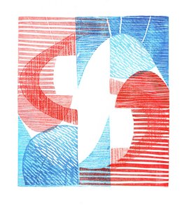 1961 III》，2016 年（纸本线刻版画） 作者 史蒂芬·道