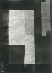 夜神V》，2015年（纸上单版画） 作者 史蒂芬·道