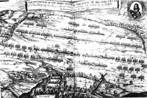 1645年6月14日在Naseby战役中对陛下马蹄的描述，于1647年由Joshua Sprigge首次在“Anglia Rediviva”中发表 作者 街头小贩