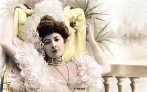 西蒙内，布鲁塞尔的喜剧演员，明信片，约 1900 年 作者 罗伊特林格工作室