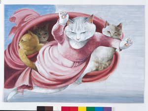 插图选自《猫群荟萃》！文化猫汇编》（2015 年出版） 作者 苏珊·赫伯特
