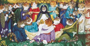插图选自《猫群荟萃》！文化猫汇编》（2015 年出版） 作者 苏珊·赫伯特