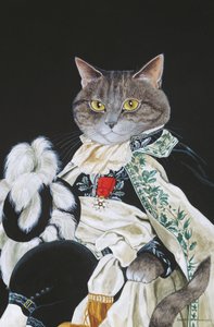 插图选自《猫群荟萃》！文化猫汇编》（2015 年出版）
