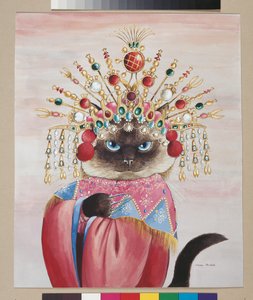 插图选自《猫群荟萃》！文化猫汇编》（2015 年出版）