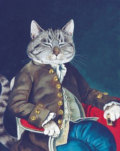 插图选自《猫群荟萃》！文化猫汇编》（2015 年出版）