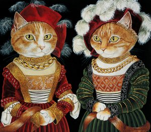 插图选自《猫群荟萃》！文化猫汇编》（2015 年出版） 作者 苏珊·赫伯特