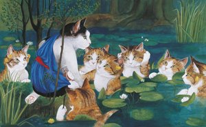 插图选自《猫群荟萃》！文化猫汇编》（2015 年出版） 作者 苏珊·赫伯特