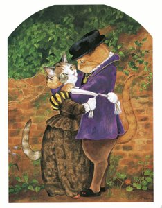 拉斐尔前派猫》插图（1999 年出版） 作者 苏珊·赫伯特