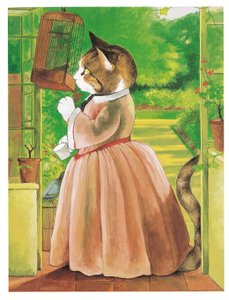 拉斐尔前派猫》插图（1999 年出版） 作者 苏珊·赫伯特