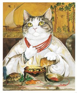 拉斐尔前派猫》插图（1999 年出版） 作者 苏珊·赫伯特