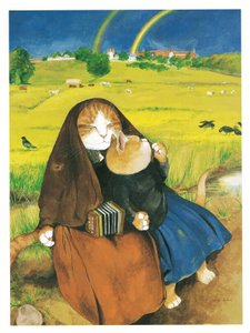 拉斐尔前派猫》插图（1999 年出版） 作者 苏珊·赫伯特