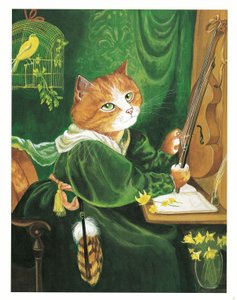 拉斐尔前派猫》插图（1999 年出版） 作者 苏珊·赫伯特
