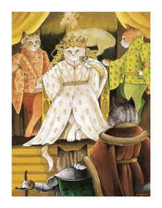 插图选自《莎士比亚的猫》：海报书（2016 年出版）
