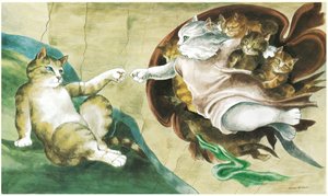插图选自《猫的西方艺术画廊》（1994 年出版）
