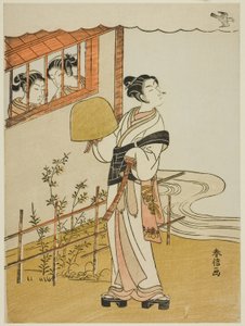 (四月》（卯月），选自 "不朽诗人四季通俗版本（富国诗选）"系列。） 作者 铃木春信