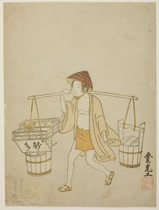 一个卖水的小贩 作者 铃木春信