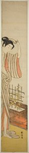 美景与牵牛花 作者 铃木春信