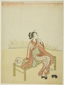 溪边 作者 铃木春信