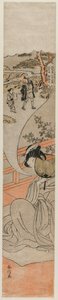 妓女梦见她的童年c。 1770年。 作者 铃木春信
