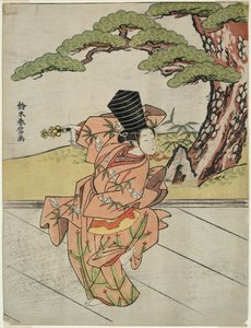 女桑巴索舞者 作者 铃木春信