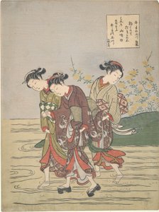 寻找玉川之池的女孩们 作者 铃木春信