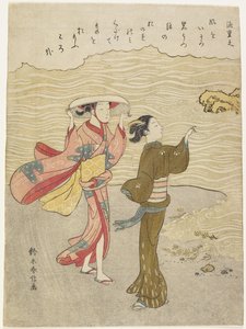 Minamoto no Shigeyuki，c.1767 作者 铃木春信